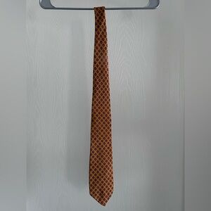 Brooks Brothers | Vintage Orange and Blue Patterned Tie